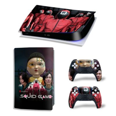 ฝาครอบรูปลอกสติ๊กเกอร์สกินเกม PS5ดิจิตอลสำหรับคอนโซล PlayStation 5และตัวควบคุม2ตัว PS5ไวนิลสติ๊กเกอร์สกิน