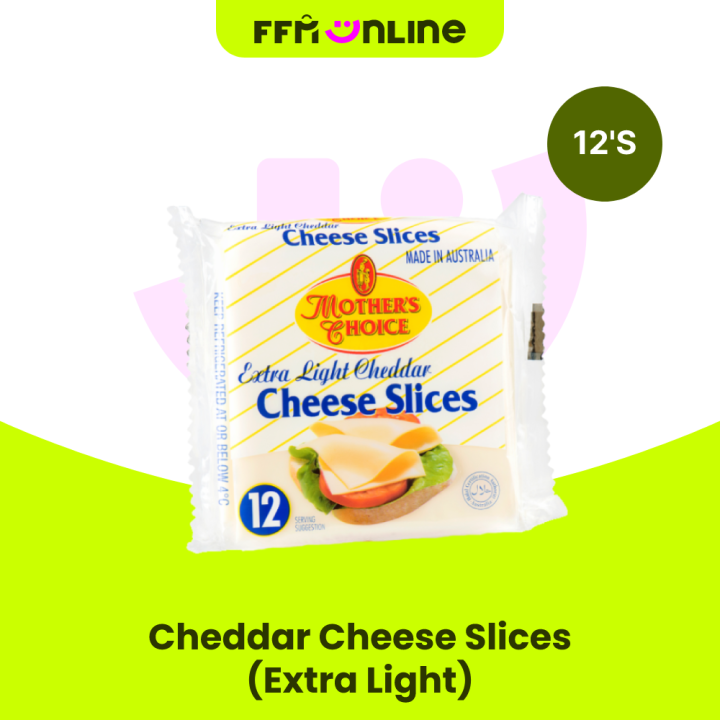 [Klang Valley Only] Mother's Choice Extra Light Cheddar Cheese Slices