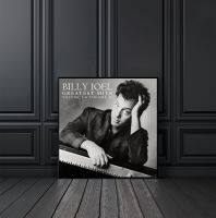 Billy Joel-มีผลกระทบที่ยิ่งใหญ่หน้าปกอัลบั้มเพลง1 &amp; 2โปสเตอร์ผ้าใบพิมพ์ลายแร็พฮิปฮอปโปสเตอร์นักร้องดาวเพลง