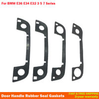 Car Exterior Set x4 Door Handle Rubber Seal Gaskets For BMW E36 E34 E32 3 5 7 Series