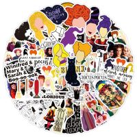 10/30/50PCS Disney Hocus Pocus สยองขวัญฮาโลวีนแม่มดสติ๊กเกอร์ Graffiti สำหรับสเก็ตบอร์ดตู้เย็น Decals โทรศัพท์สติกเกอร์ของเล่น