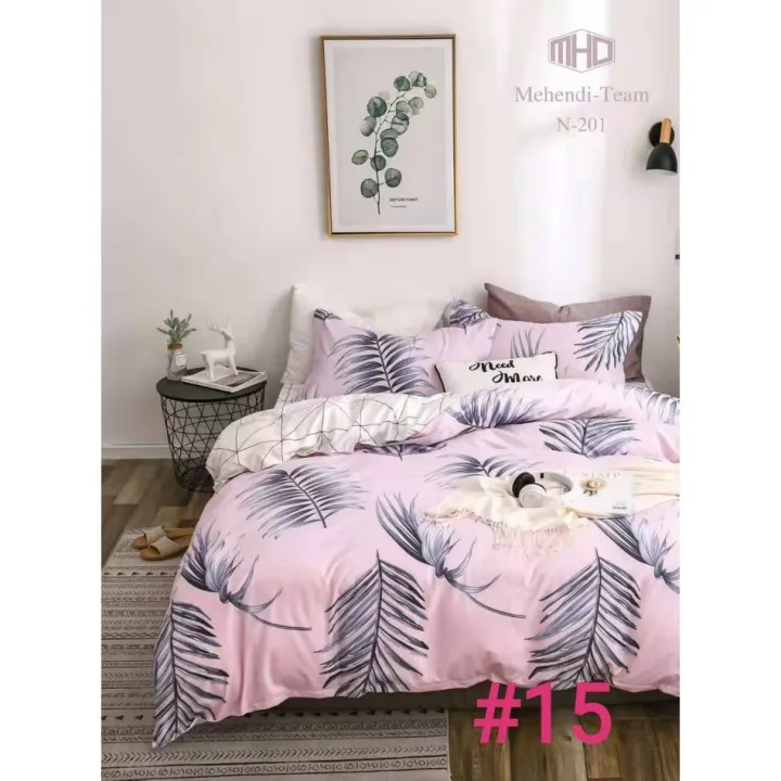 Single bed sheet Cadar SUPER SINGLE ( 3 IN 1 ) Aloe Cotton Bedsheet