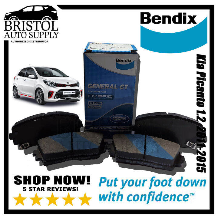 Bendix brake pads Front for Kia Picanto 1.2 20112017 Lazada PH