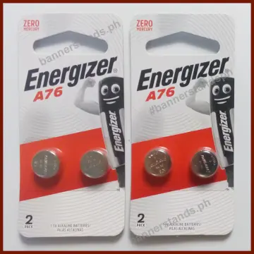 Pile Bouton A76 Energizer LITHIUM ,A76BP2