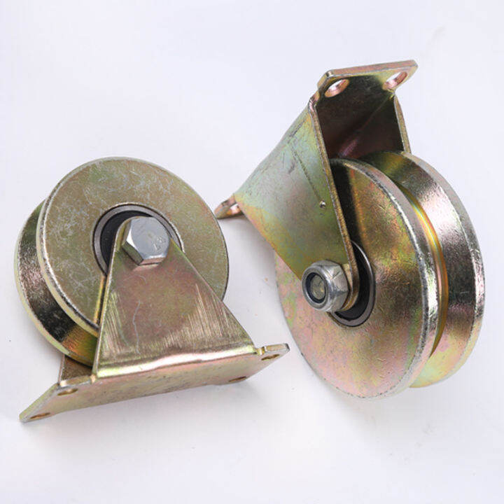 Track Wheel Pulley Color Steel Pulley V Groove Gate Roller Wheel