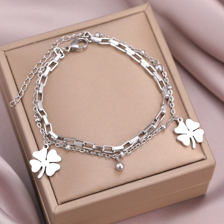 stainless-steel-bracelets-trendy-fine-bell-clovers-pendant-beads-layer-chain-fashion-bracelet-for-women-jewelry-festival-gifts