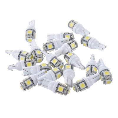 20pcs T10 194 168 W5W 5 5050 SMD LED light bulb xenon white car taillight