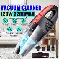 Audew 120W 3500PA Wireless Car Vacuum Cleaner Portable Handheld Vacuum Cleaner Rechargeable Wet Dry Car Home Pet Hair Office 12V