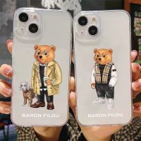 [Hot K] เคสนิ่มแบบใส Baron Filou ทางการสำหรับ Iphone 14 13 12 11 Pro Max Mini 7 8 Se Plus Xr X Xs Max เคสโทรศัพท์การ์ตูน