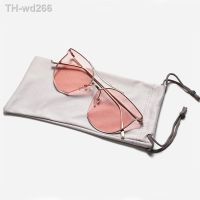 Soft Cloth Glasses bag sunglasses case Waterproof Dustproof eyeglasses pouch Eyewear Accessories Black White Gray Sunglasses Bag