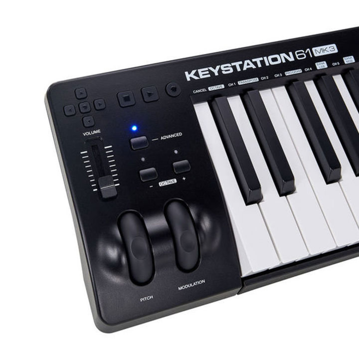 m-audio-keystayion-61-mkiii-การ์ดดาวน์โหลดซอฟแวร์-สาย-usb-คู่มือการใช้งานและใบรับประกัน