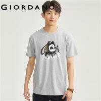 Giordano Men Print crewneck short sleeve tee Free Shipping 91092274GHYJ