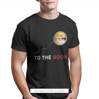 $Gme To The Moon ManS Tshirt Wallstreetbets Wsb Gamestop Stonks O-Neck Tops T Shirt Humor Gift Idea