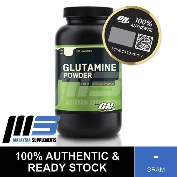 Optimum Nutrition Glutamine Powder, Unflavored Post Workout, Amino