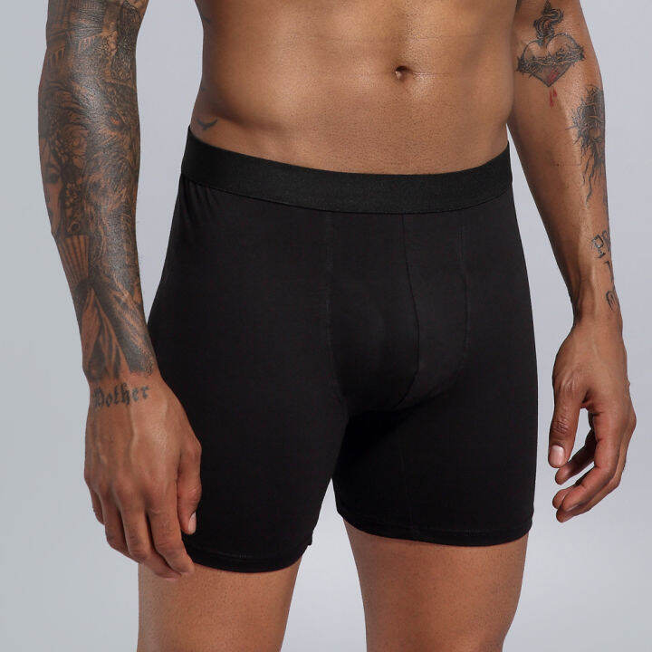 5pcslot-underpants-men-boxers-long-panties-underwear-cotton-boxershorts-loose-under-wear-plus-size-boxer-homme