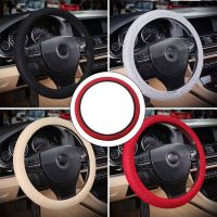 Braid On Steering Wheel Car Steering Wheel Cover With Needles and Mesh fabric Diameter 36 38cm Auto Car Accessories