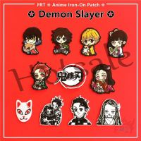 【hot sale】 ✱✑♨ B15 ☸ Demon Slayer Series 01 - Anime Iron-On Patch ☸ 1Pc Kamado Tanjirou / Kamado Nezuko DIY Sew on Iron on Badges Patches