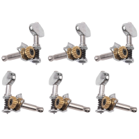 3L3R 6Pcs 1:18 Guitar String Tuning Pegs Tuner Machine Heads Knobs Tuning Keys for Acoustic or Electric Guitar