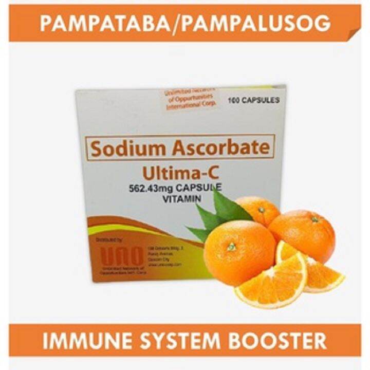 ULTIMAC (100capsules) SODIUM ASCORBATE VITAMINS 100 Safe and