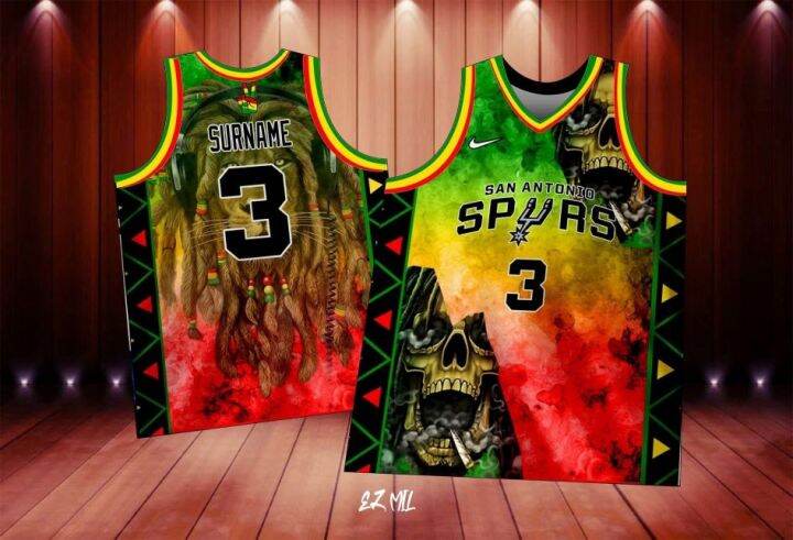 BASKETBALL SPURS 13 JERSEY FREE CUSTOMIZE OF NAME AND NUMBER ONLY full ...