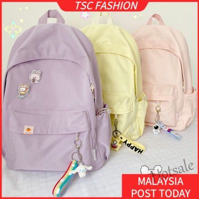 【hot sale】◑ C16 TSCfashion&nbsp;Japanese Ins Girl Schoolbag Female Korean Multi-color Cute Soft Girl Backpack Student Backpack