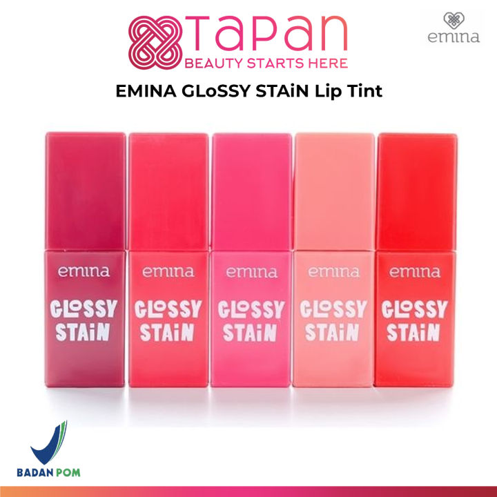 EMINA GLoSSY STAiN Lip Tint Lazada Indonesia