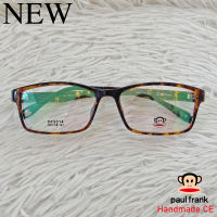 Paul Frank แว่นตาสำหรับตัดเลนส์ สายตา กรอบแว่นตา ชาย หญิง Fashion รุ่น 3014 สีน้ำตาลกละ กรอบเต็ม ทรงรี ขาข้อต่อ วัสดุ TR 90 รับตัดเลนส์ทุกชนิด