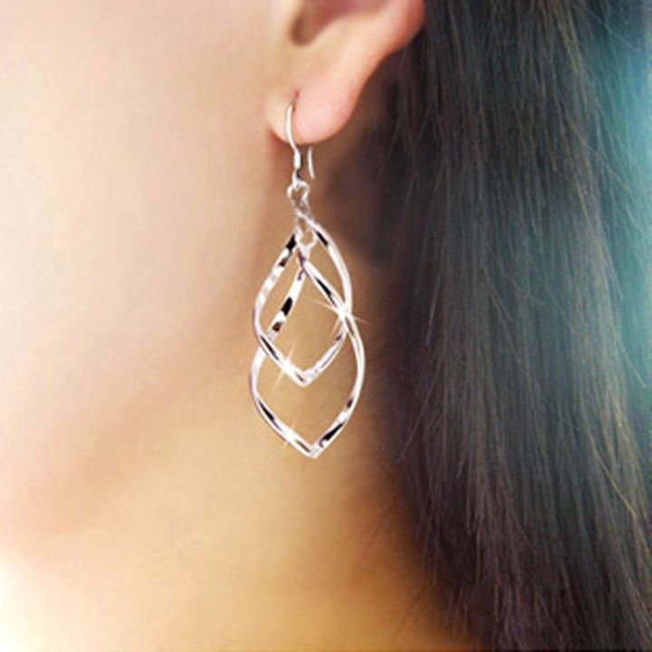 classic-fashion-super-shiny-alloy-stud-earrings-distorted-diamond-multilayer-earrings-lady-ol-earrings-wholesale