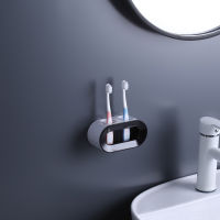 Silicone Wall Toothbrush Home Holder Slots Double Rack