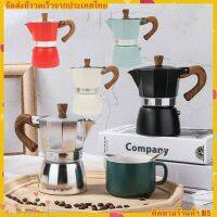 Chong Chong ShopMoka Pot หม้อกาแฟหนาสไตล์ยุโรปหม้ออลูมิเนียมแปดเหลี่ยมเครื่องชงกาแฟหม้อกาแฟ สไตล์อิตาลีคลาสสิก 150300ml -