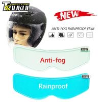 ☃ Motorcycle Helmet Anti-fog Film Clear Rainproof Safety Driving Durable Nano Coating Sticker Film Casco Moto Helmet Accessories