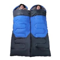 ถุงนอน ถุงนอนแคมป์ปิ้ง0°C Sleeping Bag Blue แบบพกพา สำหรับเดินทาง มี 4 สีให้เลือก ถุงนอน ถุงนอนปิกนิก ถุงนอนพกพา