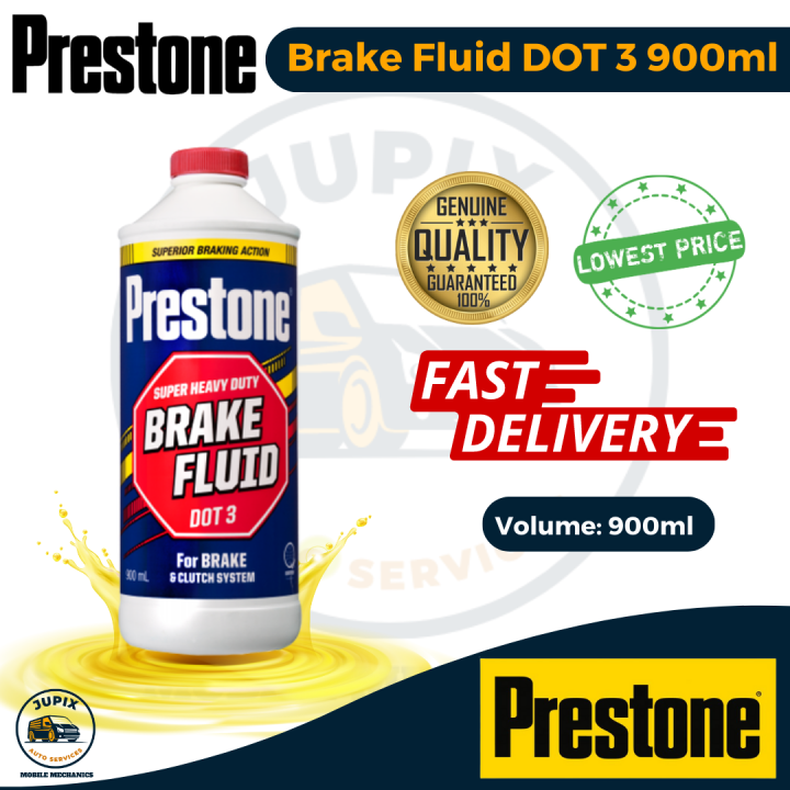 Prestone Brake Fluid DOT 3 900ml Lazada PH