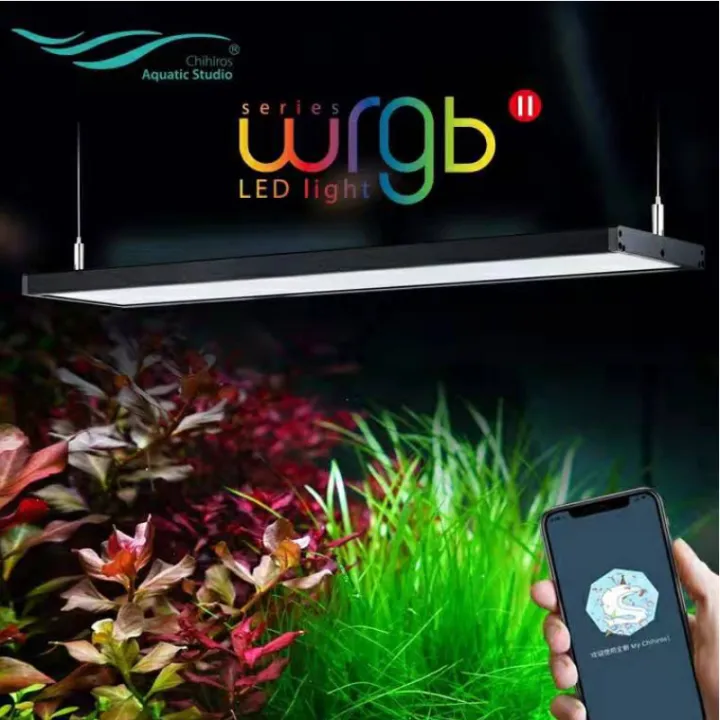 Chihiros WRGB II 2ไฟ LED อัพเกรด RGB Specturn  ในตัวแอพพ์บลูทูธควบคุมพืชไม้น้ำอควาเรียม Lighting【 WRGB2 45】 | Lazada.co.th