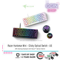 สินค้าของแท้? คีย์บอร์ด Razer Huntsman Mini 60% Gaming Keyboard - Clicky Purple Switch