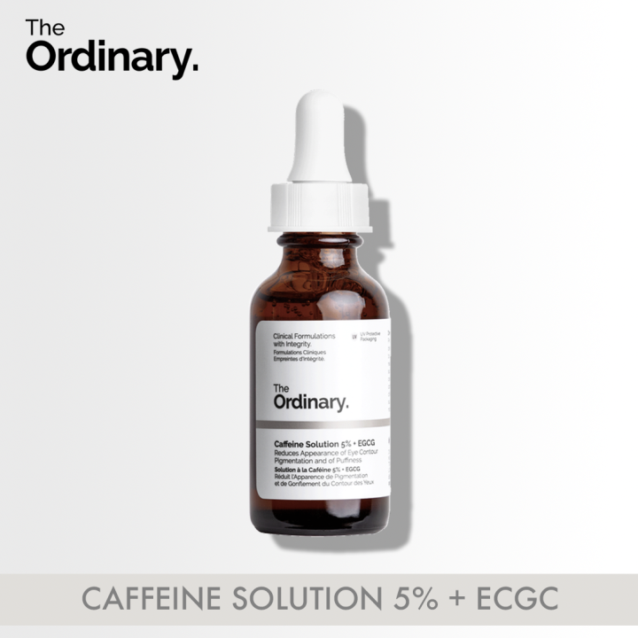 The Ordinary Caffeine Solution 5 + ECGC Depuffing Eye Serum (30ml) Lazada.co.th