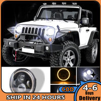 【 AM?ไฟหน้า LED 7นิ้ว140W สำหรับ Wrangler CJ JK LJ 97-17