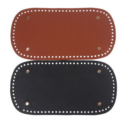 30*15 Cross Bottom Hardware Accessories Leather Oval DIY PU Bag Diy Woven