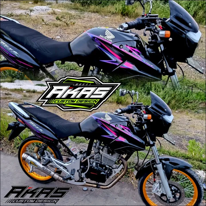 STRIPING VARIASI HONDA TIGER REVO STRIPING VARIARI TIGER REVO TERBARU