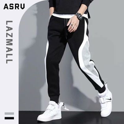 ASRV กางเกงขายาว ชาย กางเกงวอร์มชาย กางเกงจ๊อกกิ้งชาย กางเกงผู้ชาย กางเกงขายาวผู้ชาย กางเกงวอร์มผู้ชายกางเกงบาสเก็ตบอลทรงหลวมลำลองสำหรับวิ่งออกกำลังกายเล่นกีฬาพร้อมกระเป๋ากางเกงวอร์มชายกางเกงวอมขายาว