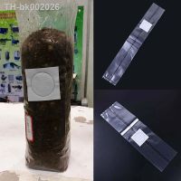 ◕✜✈ 10 Pcs Mushroom Strain Growing Bag Edible Fungus Cultivation Bag Horticultural Planting Bag PVC Bacteria Breathable Bag Wholesal