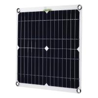 Solar Panel For Power Station 80W Monocrystalline Solar Power Bank Portable Solar USB Charger Solar Cell Charger High Performance For Outdoor Hiking well-liked