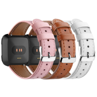 Leather Wristband Strap Replacement For Fitbit Versa 2 Versa Lite Smart Watch Bracelet Band Loop For Fitbit Versa 3 Sense