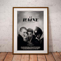 La Haine Poster 1995 "HATE" หนังขาวดำ by Mathieu Kassovitz หนังดีรางวัลเพียบ!