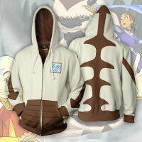 AVATAR Last Airbender APPA Cosplay Hoodie Zipper Up Hooded Casual Hoodie Anime AVATAR Costume Thin Jacket