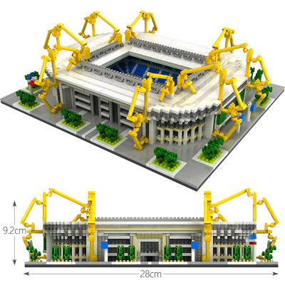 Mini Bricks Building Blocks Diamond Blocks Famous Architecture Football Soccer Field Soccer Camp Nou Signal Lduna Park Kid Toys
