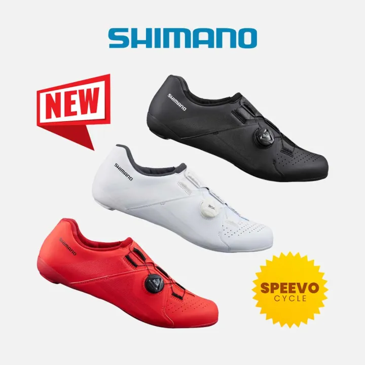 SHIMANO RC3 SHRC300 ROAD CYCING SHOE (WIDE) Lazada