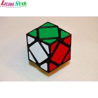 LILIDI StarPuzzle ลูกบาศก์ความเร็วสีดำ,เกมปริศนา Lanlan Skewb