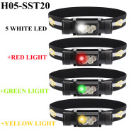 Sofirn Đèn Pha Sạc USB H05B SST20 Đèn LED Màu Vàng Xanh Lá Đỏ Đèn Pha 18650 Đèn Pha Capming Đèn Pha 5 Hạt Lumen Cao Sạc Được Loại C 6500K-7500K 2360lm thumbnail