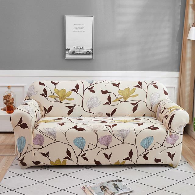 a-shack-ปลอกพิมพ์ลายดอกไม้ผ้าคลุมโซฟายืดได้-forroom-elastic-couchcover-โซฟา-towel1-2-3-4-seat